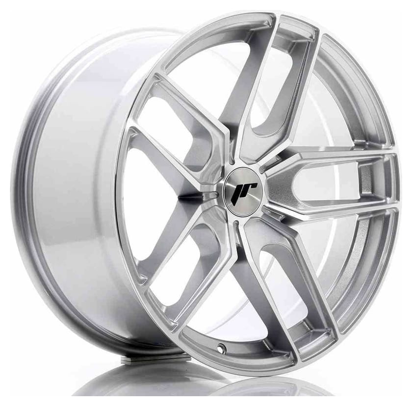 JR Wheels JR25 18x9,5 ET20-40 5H BLANK Silver Machined Face