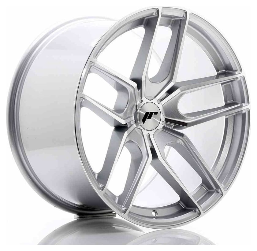 JR Wheels JR25 19x11 ET20-40 5H BLANK Silver Machined Face