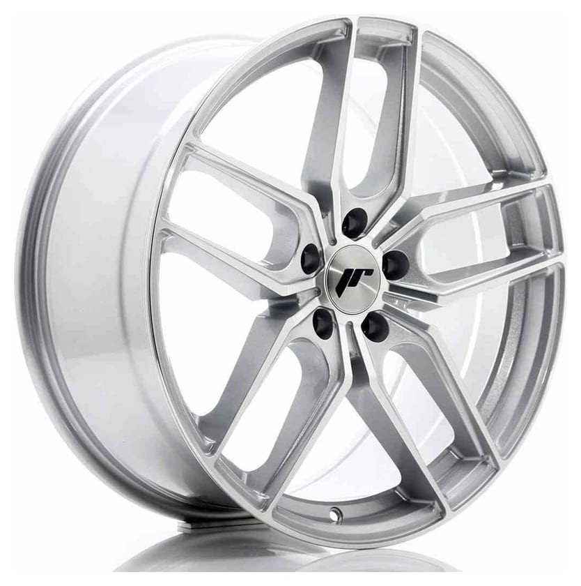 JR Wheels JR25 19x8,5 ET35 5x120 Silver Machined Face