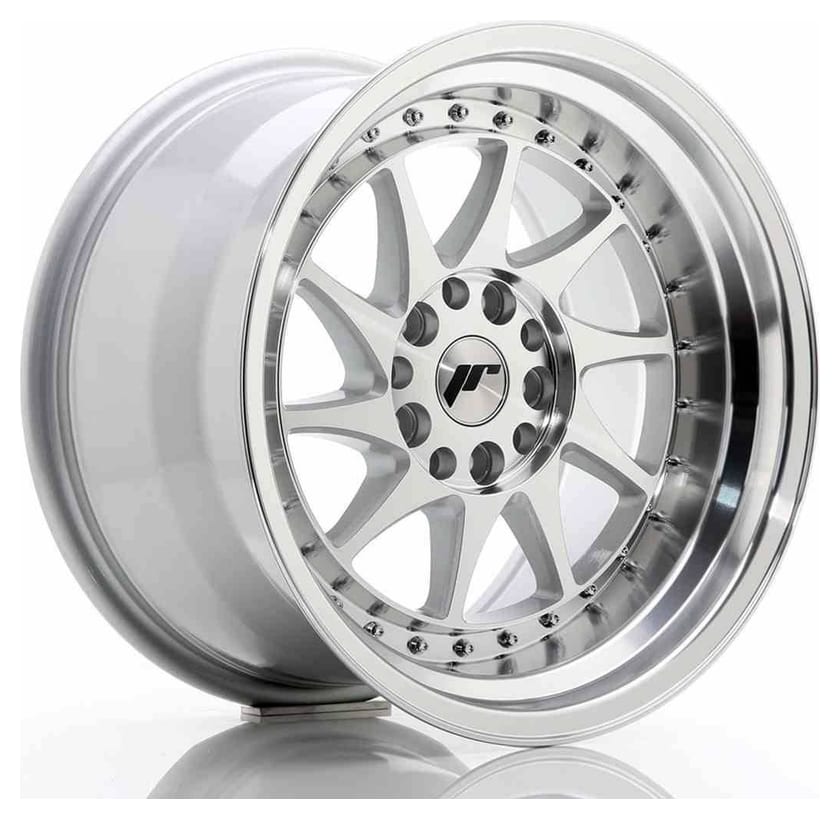 JR Wheels JR26 17x10 ET20 5x114/120 Silver Machined Face