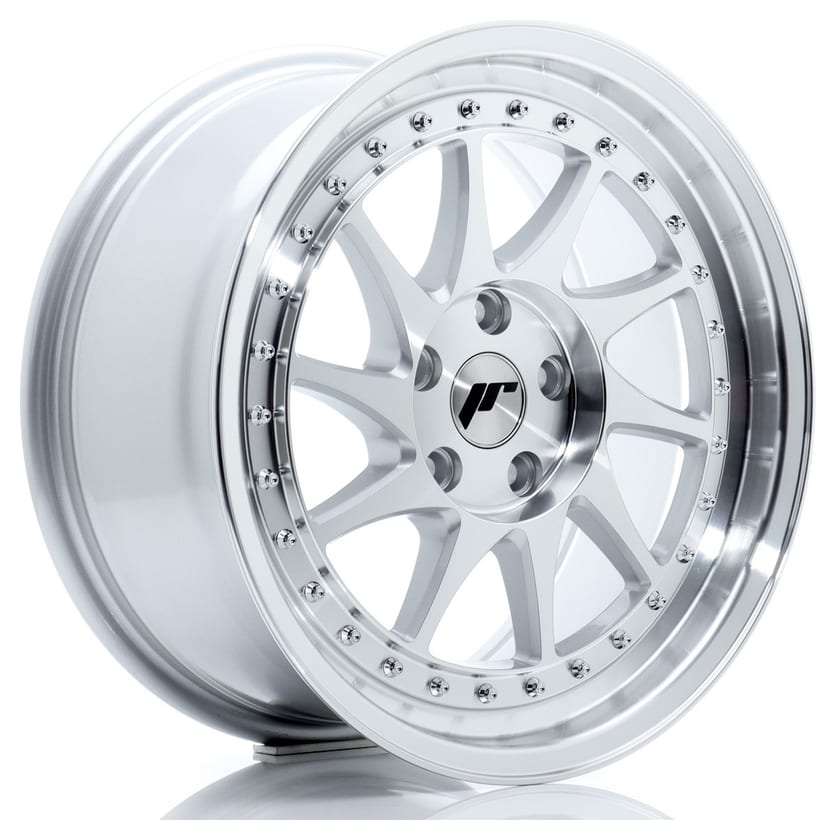 JR Wheels JR26 17x8 ET35 5x112 Silver Machined Face