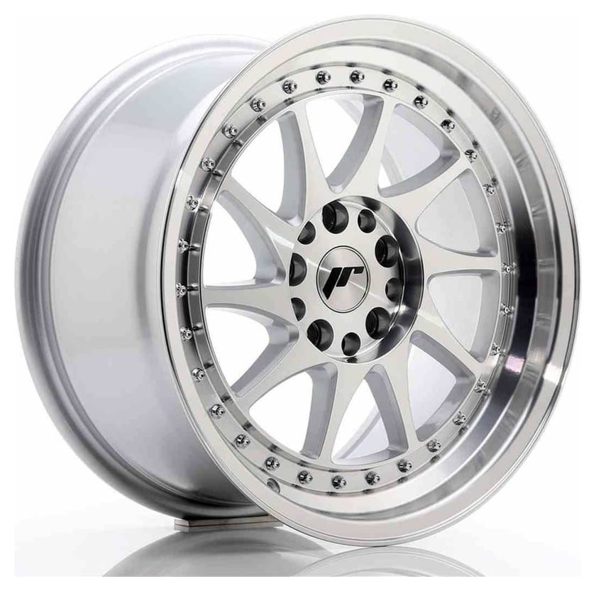 JR Wheels JR26 17x9 ET25 5x114/120 Silver Machined Face