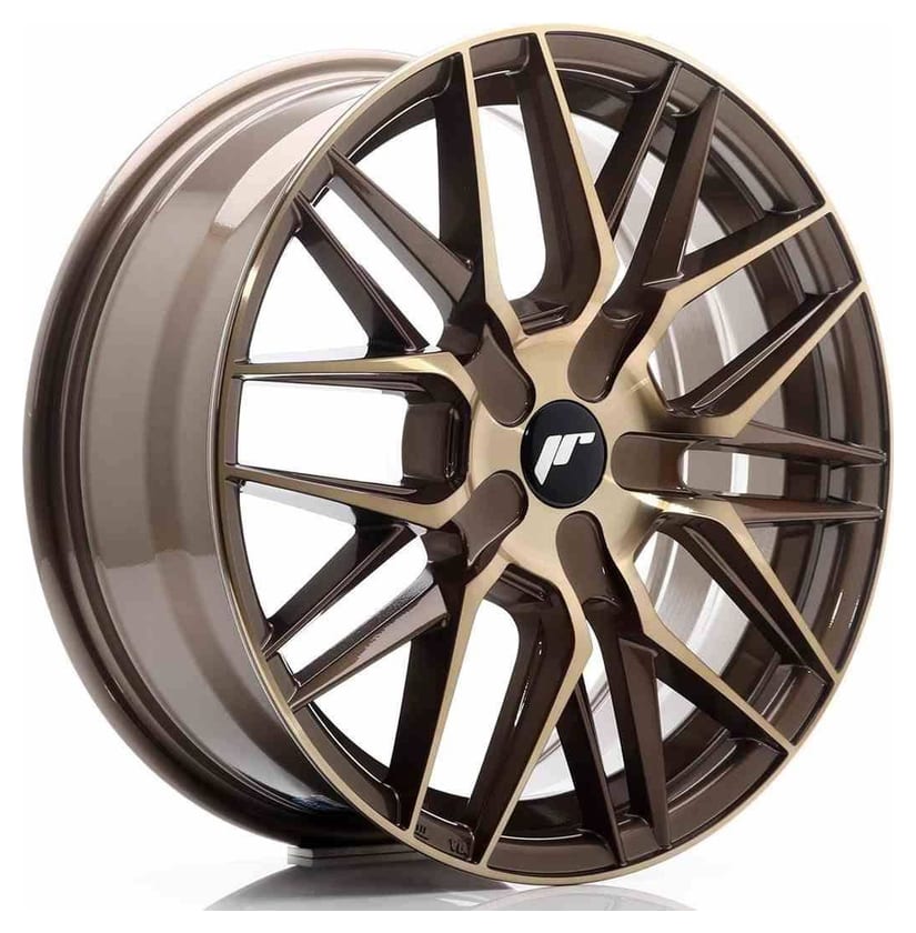 JR Wheels JR28 17x7 ET20-45 BLANK Platinum Bronze