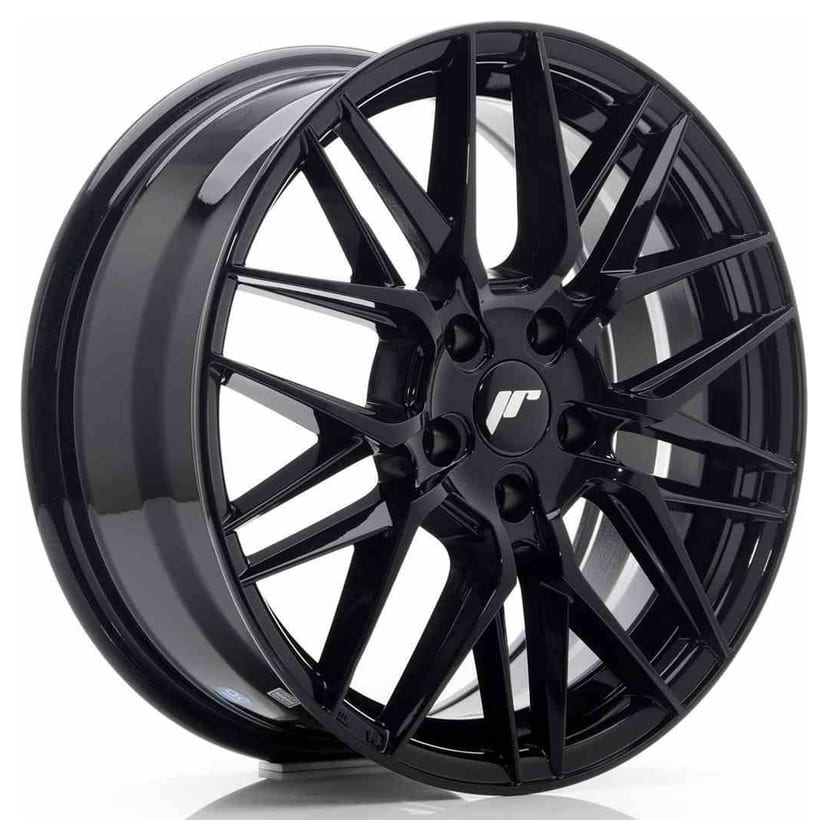 JR Wheels JR28 17x7 ET35 5x100 Glossy Black