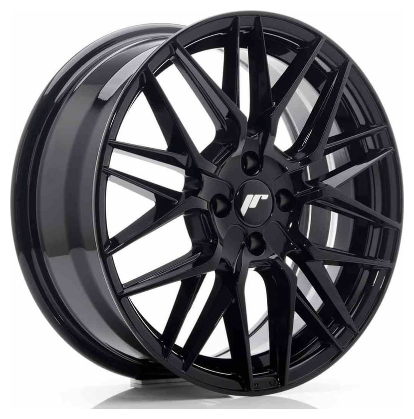 JR Wheels JR28 17x7 ET40 4x100 Glossy Black