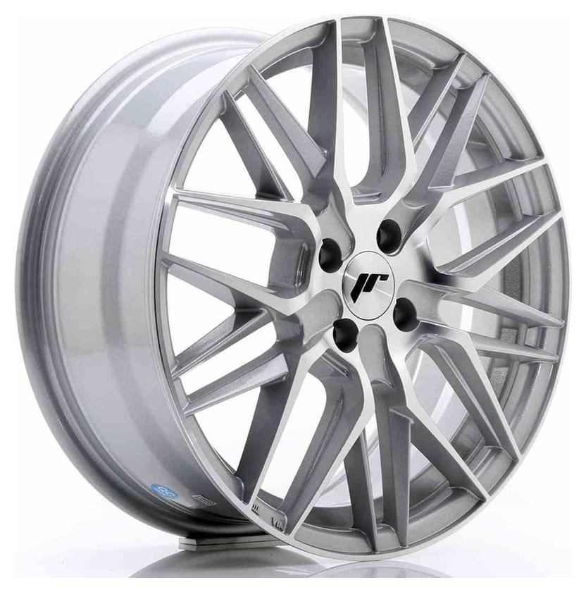 JR Wheels JR28 17x7 ET40 4x100 Silver Machined