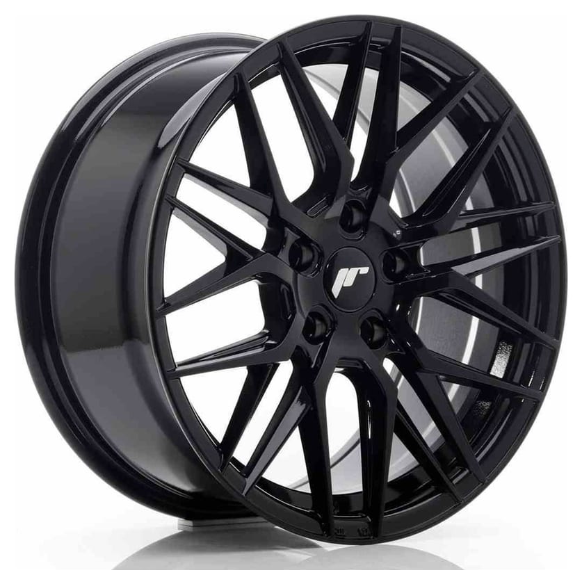 JR Wheels JR28 17x8 ET35 5x100 Glossy Black