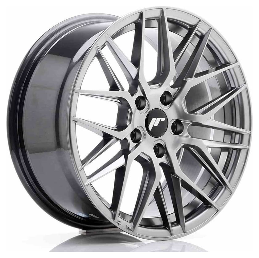 JR Wheels JR28 17x8 ET35 5x100 Hyper Black