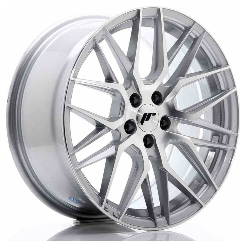JR Wheels JR28 17x8 ET40 5x114,3 Silver Machined Face