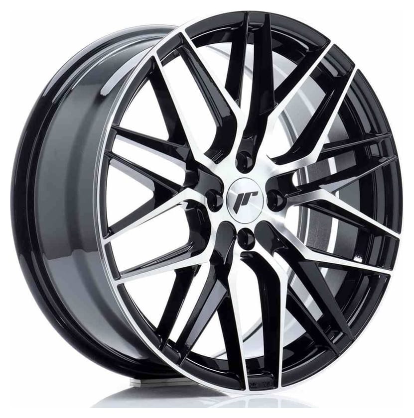 JR Wheels JR28 18x7,5 ET40 4x100 Gloss Black Machined Face