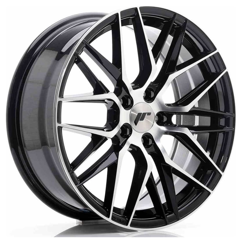 JR Wheels JR28 18x7,5 ET40 5x112 Gloss Black Machined Face