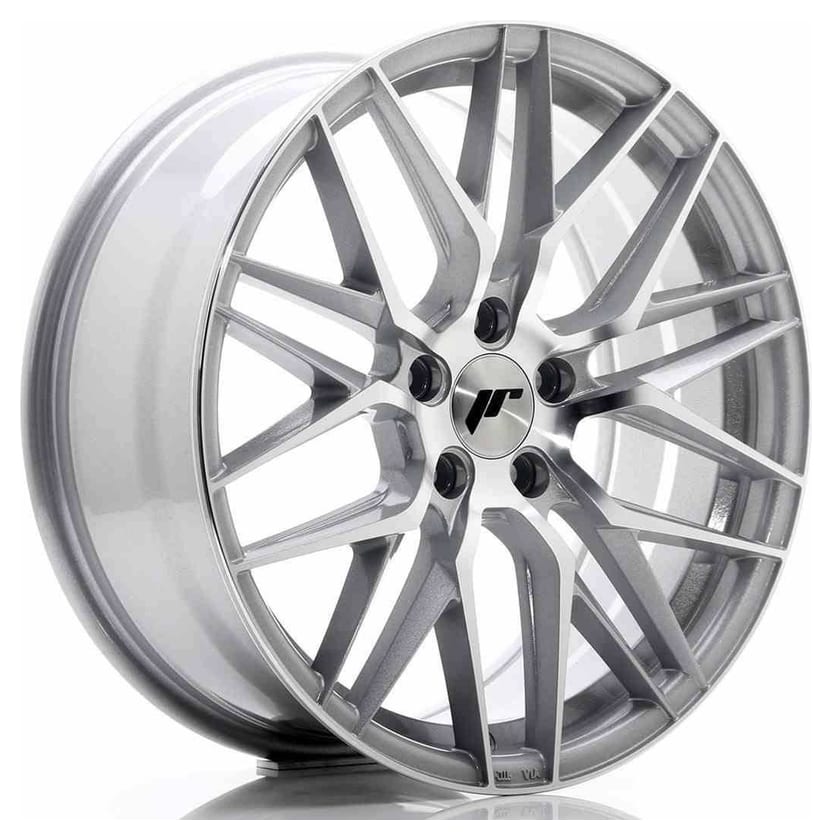 JR Wheels JR28 18x7,5 ET40 5x114,3 Silver Machined Face