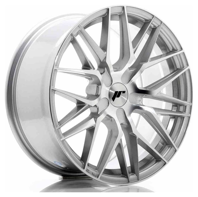JR Wheels JR28 18x8,5 ET20-40 5H BLANK Silver Machined Face