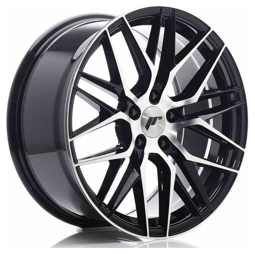 JR Wheels JR28 18x8,5 ET40 5x114,3 Gloss Black Machined Face