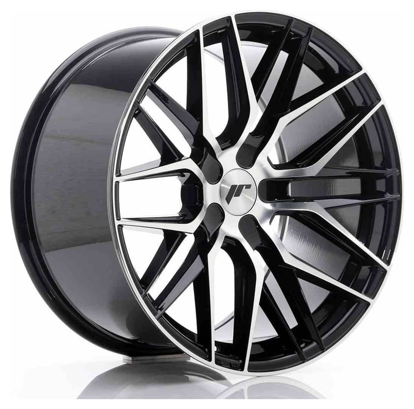 JR Wheels JR28 19x10,5 ET20-40 5H BLANK Gloss Black Machined Face