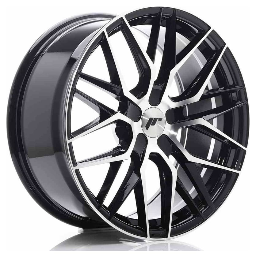 JR Wheels JR28 19x8,5 ET35-40 5H BLANK Gloss Black Machined Face
