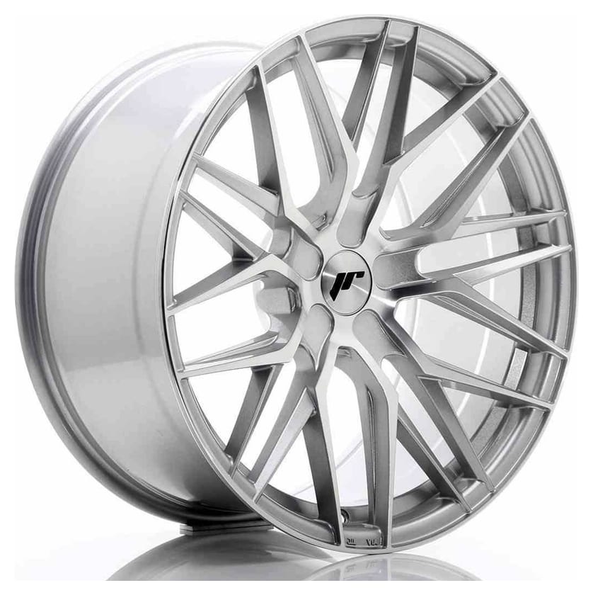 JR Wheels JR28 20x10 ET40 5H BLANK Silver Machined Face