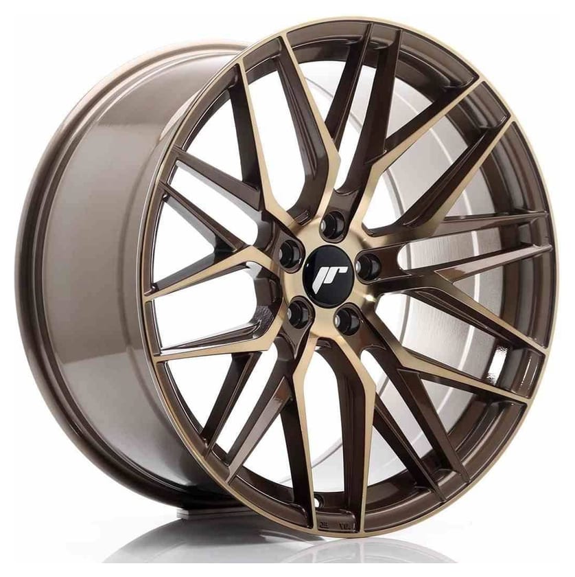 JR Wheels JR28 20x10 ET40 5x112 Platinum Bronze