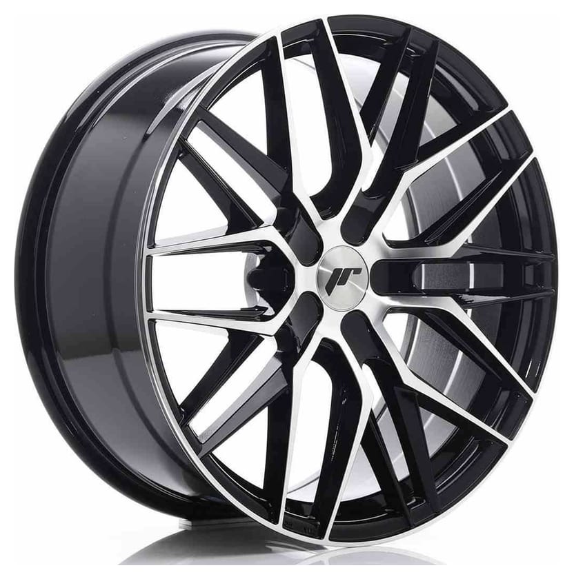 JR Wheels JR28 20x8,5 ET40 5H BLANK Gloss Black Machined Face