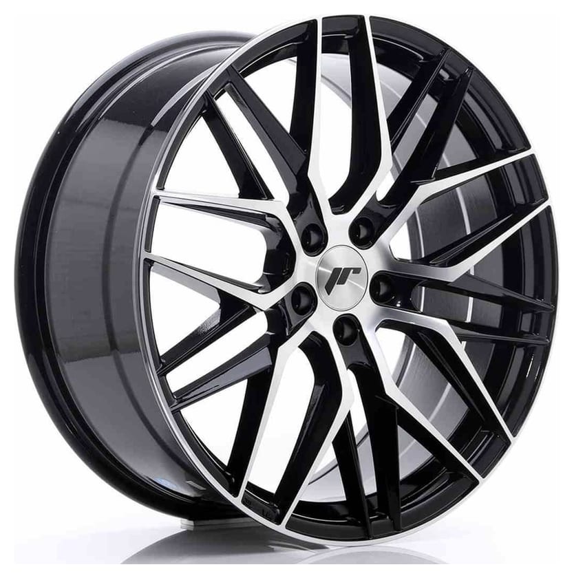 JR Wheels JR28 20x8,5 ET40 5x112 Gloss Black Machined Face