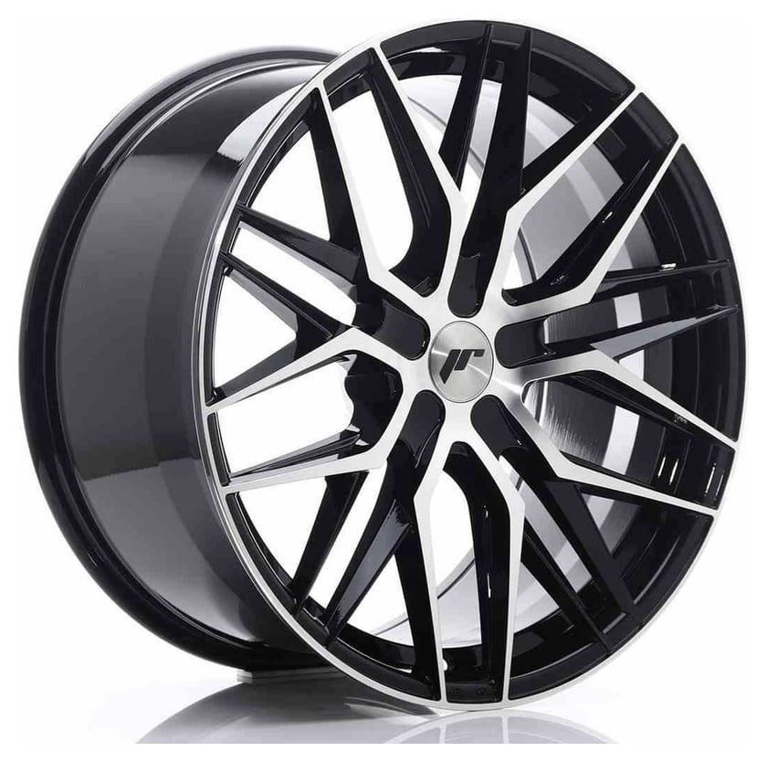 JR Wheels JR28 21x10,5 ET15-55 5H BLANK Gloss Black Machined Face