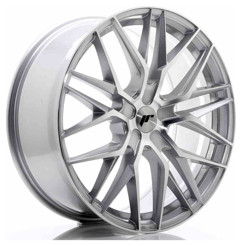 JR Wheels JR28 21x9 ET15-45 5H BLANK Silver Machined Face