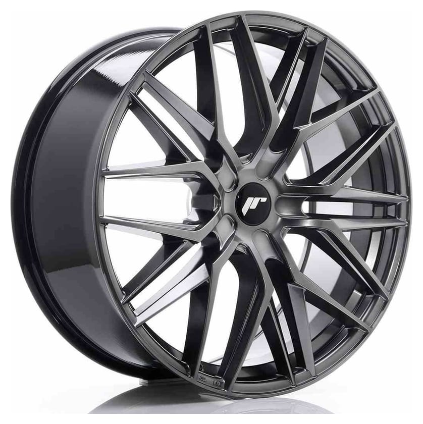 JR Wheels JR28 22x9 ET30-45 5H BLANK Hyper Black