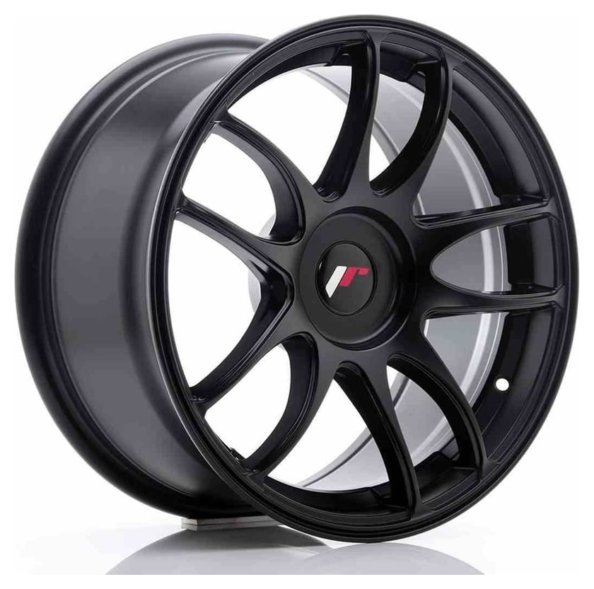 JR Wheels JR29 17x9 ET20-38 BLANK Matt Black