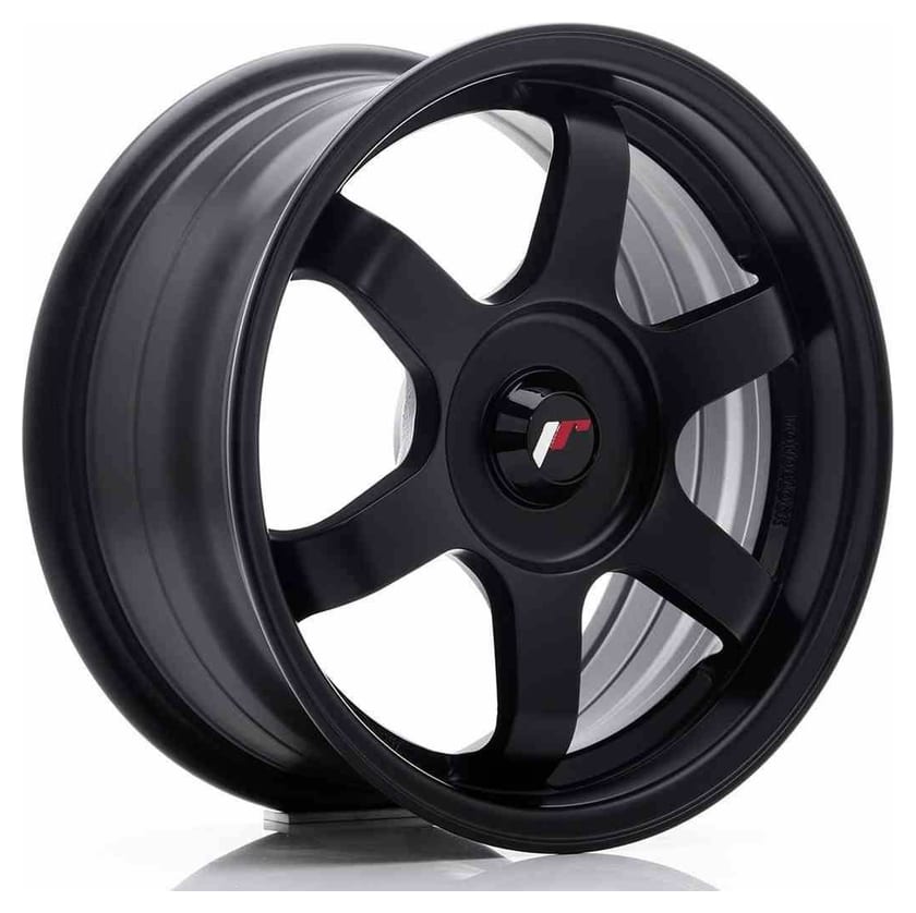 JR Wheels JR3 15x7 ET35-42 BLANK Matt Black