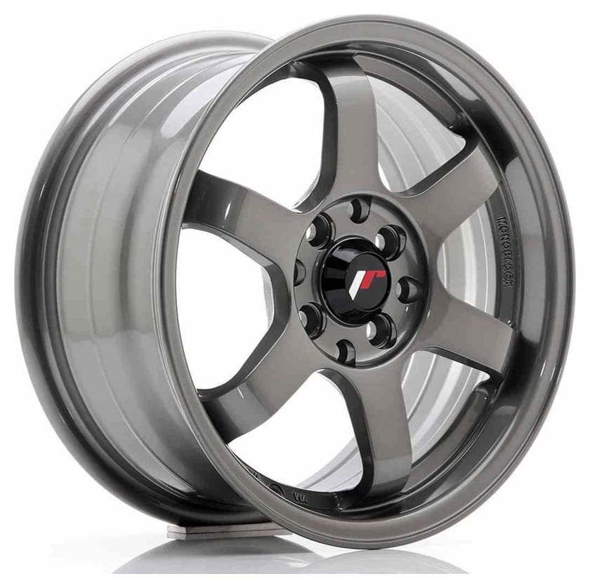 JR Wheels JR3 15x7 ET40 4x100/114 Gun Metal