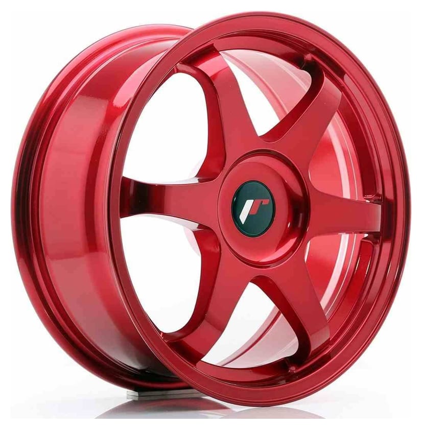 JR Wheels JR3 17x7 ET20-42 BLANK Platinum Red