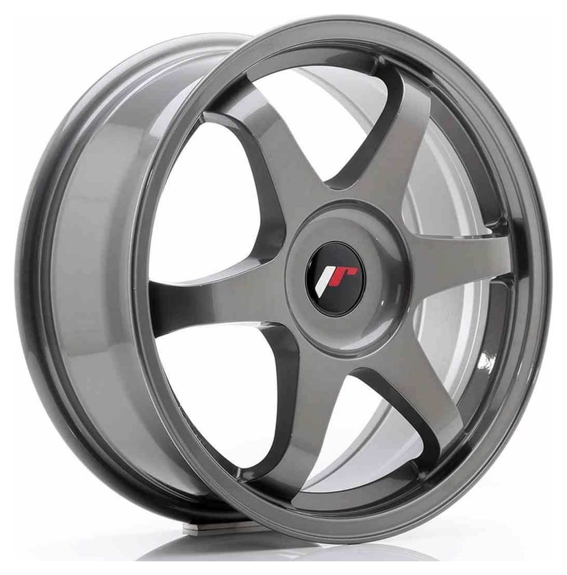 JR Wheels JR3 17x7 ET35-42 BLANK Gun Metal