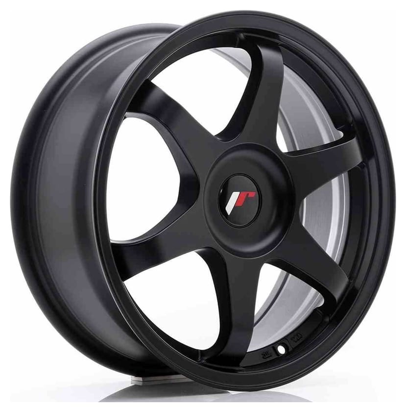 JR Wheels JR3 17x7 ET35-42 BLANK Matt Black