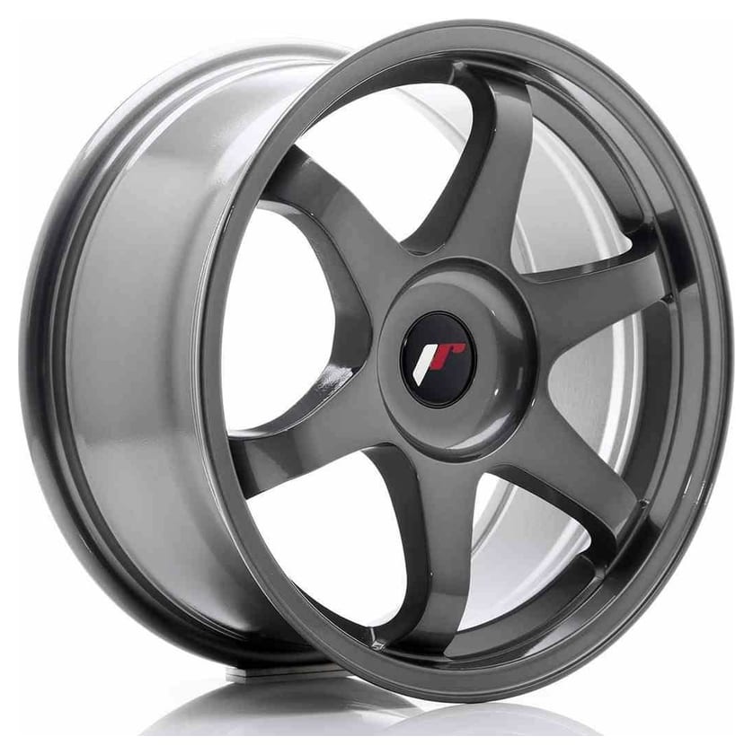JR Wheels JR3 17x8 ET35 BLANK Gun Metal