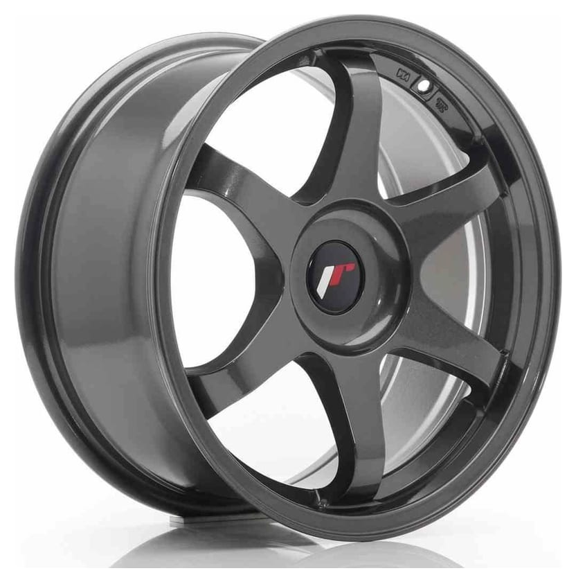 JR Wheels JR3 17x8 ET35 BLANK Hyper Gray