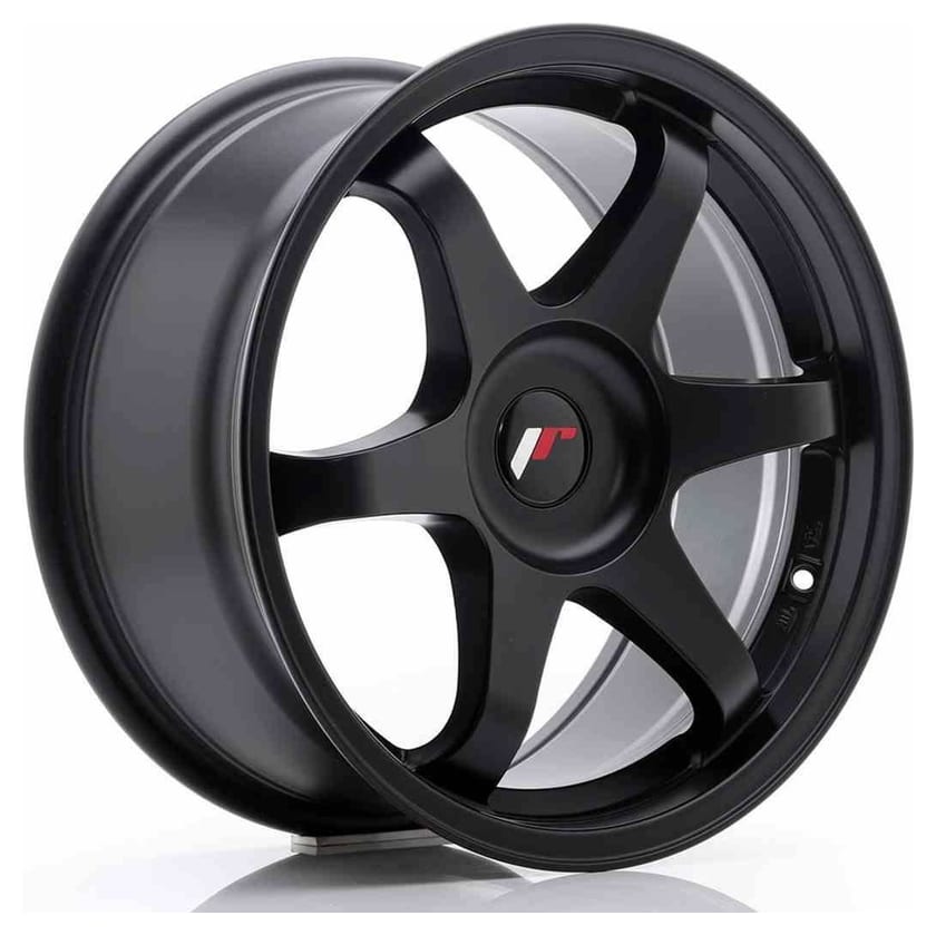 JR Wheels JR3 17x8 ET35 BLANK Matt Black