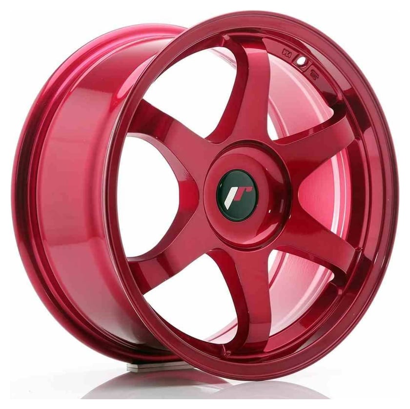 JR Wheels JR3 17x8 ET35 BLANK Platinum Red