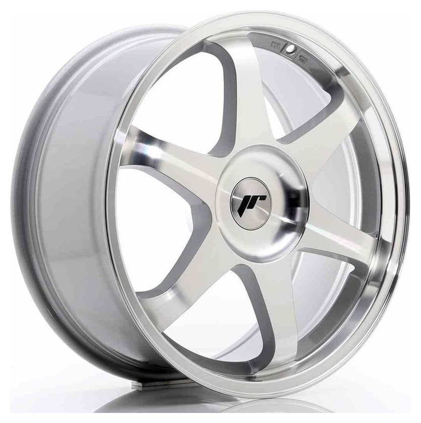 JR Wheels JR3 18x8 ET35-45 BLANK Silver Machined Face