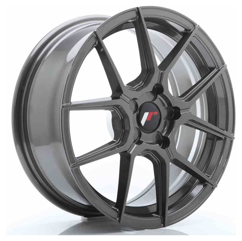 JR Wheels JR30 17x7 ET20-40 5H BLANK Hyper Gray