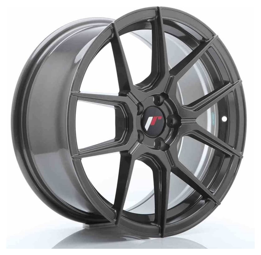 JR Wheels JR30 17x8 ET40 5x112 Hyper Gray