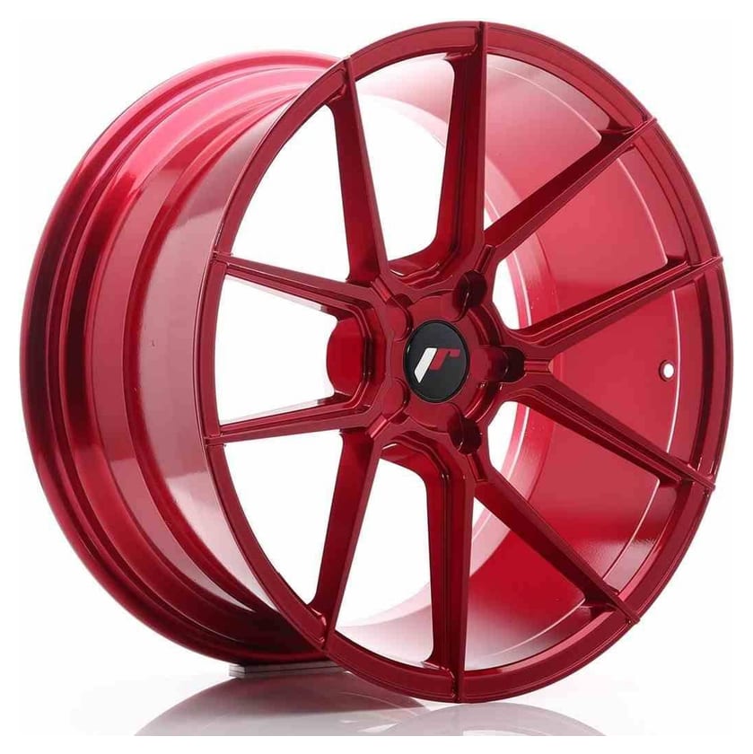 JR Wheels JR30 20x10 ET20-40 5H BLANK Platinum Red