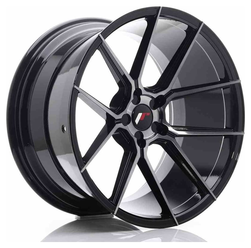 JR Wheels JR30 20x11 ET20-30 5H BLANK Black Brushed w/Tinted Face