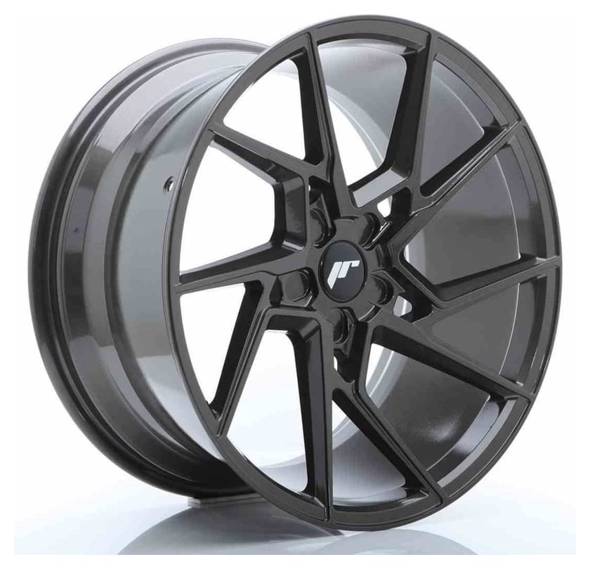 JR Wheels JR33 20x10 ET20-40 5H BLANK Hyper Gray