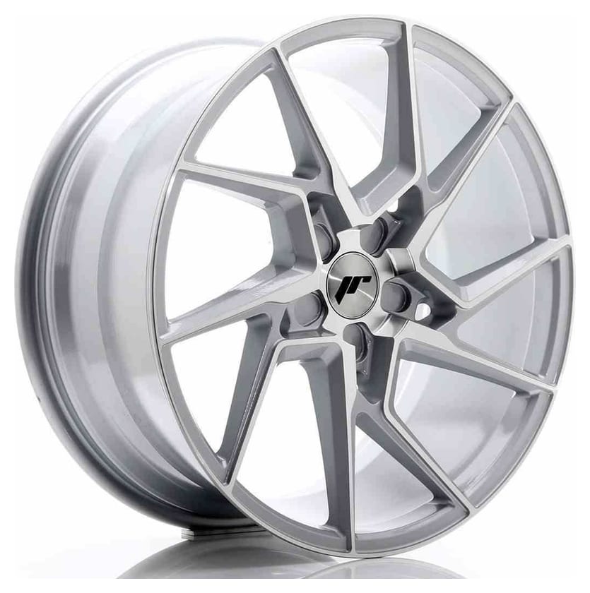 JR Wheels JR33 20x9 ET20-48 5H BLANK Silver Machined Face