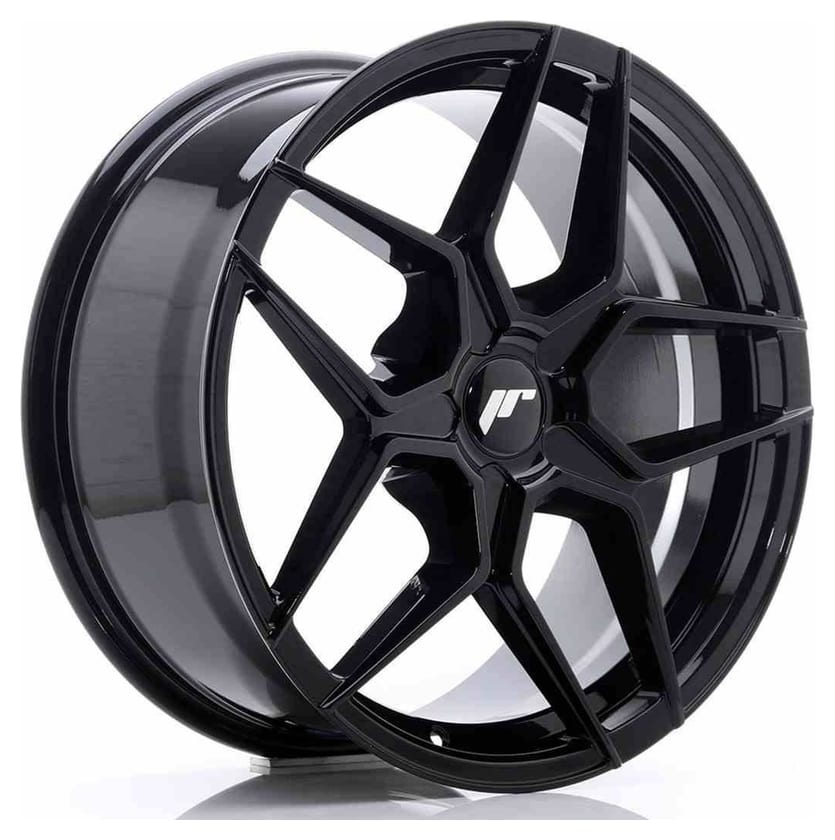 JR Wheels JR34 18x8 ET20-42 5H BLANK Glossy Black
