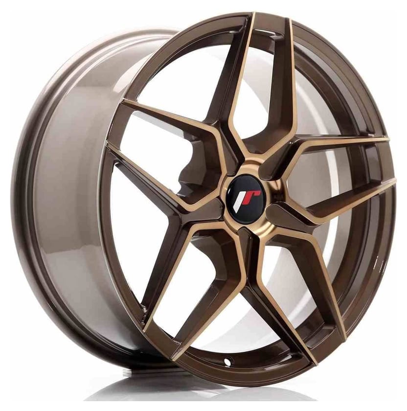JR Wheels JR34 18x8 ET20-42 5H BLANK Platinum Bronze