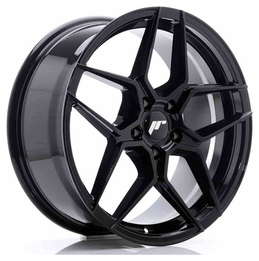 JR Wheels JR34 18x8 ET42 5x112 Glossy Black