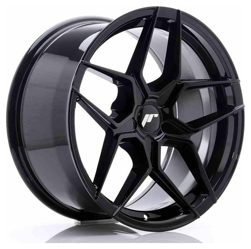 JR Wheels JR34 18x9 ET20-42 5H BLANK Glossy Black