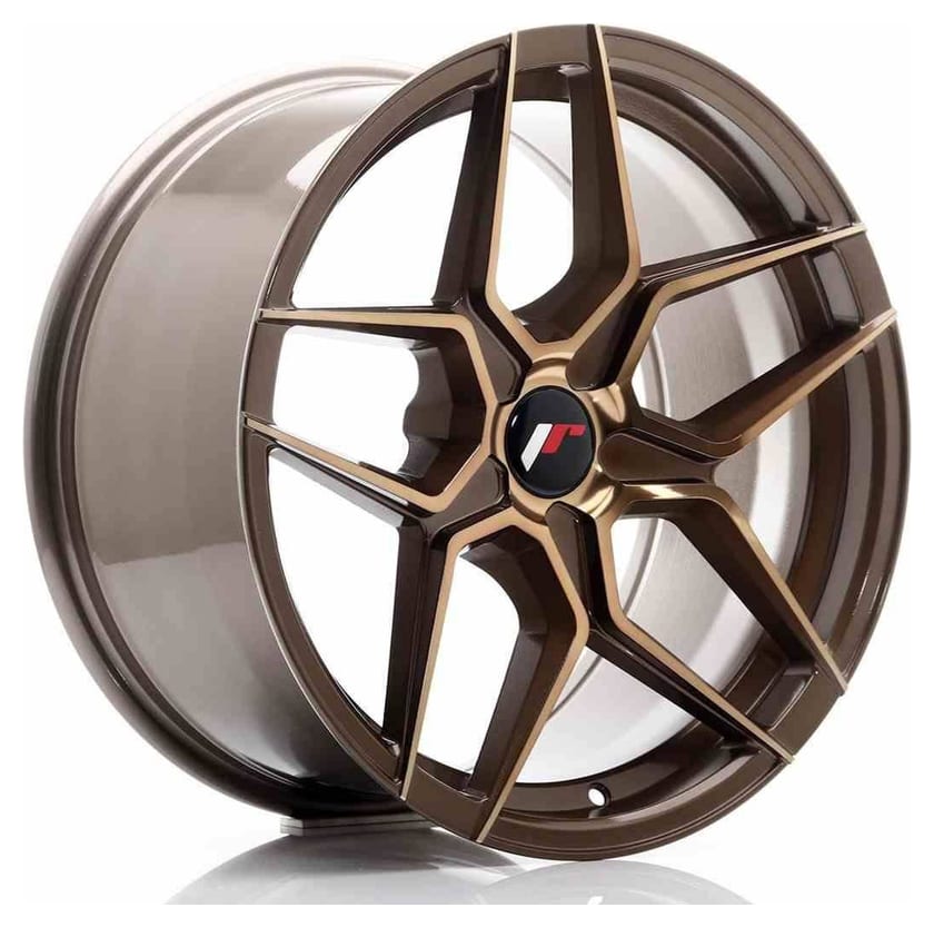 JR Wheels JR34 18x9 ET20-42 5H BLANK Platinum Bronze