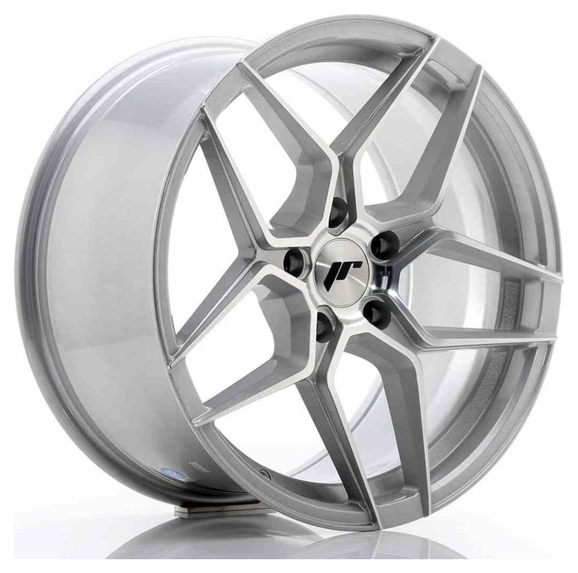 JR Wheels JR34 18x9 ET35 5x120 Silver Machined Face